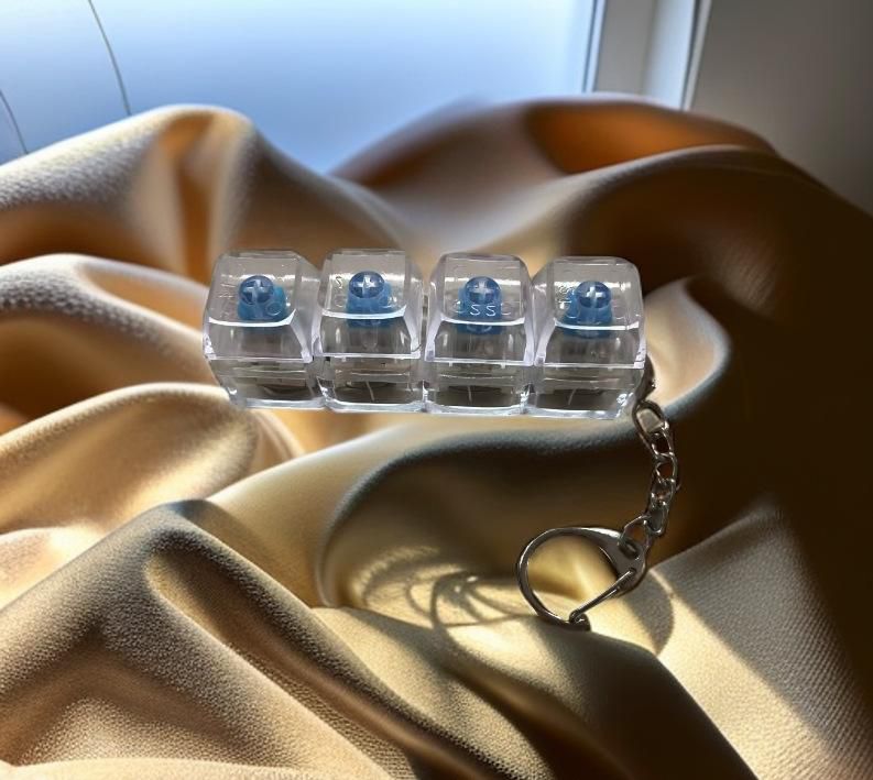 Mechanical Click-Fidget Keychain